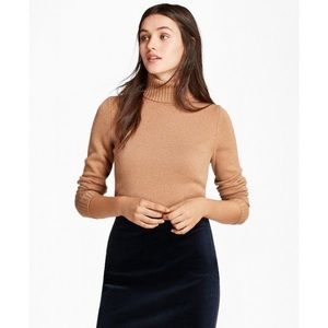 Brooks Brothers Cashmere Turtleneck Size Small. Brownish Tan. Brand new.